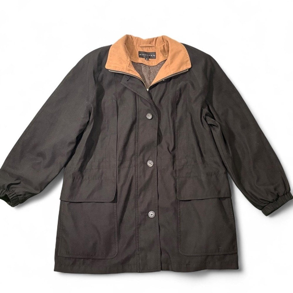 Vintage Gallery Barn Chore Jacket Black Utility Outdoor Size M Cabincore